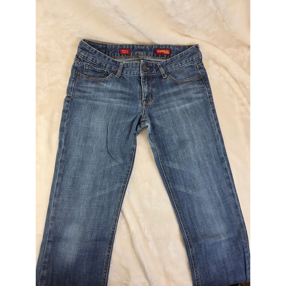 Express Stella Skinny Leg Jeans‎ Mid Wash Blue Women's Size 4R